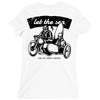 let the sea and get more energy white Ladies Fitted T-Shirt