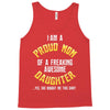 i'm a proud mom of a freaking awesome daughter Tank Top
