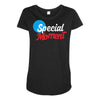 Text Maternity Scoop Neck T-shirt