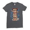 crazy totem Ladies Fitted T-Shirt