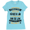 Super Cool Father In Law Of A Freaking Awesome Son In Law Ladies Fitted T-Shirt
