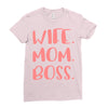 wife boss mom Ladies Fitted T-Shirt