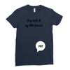 Say Hello to My Little Friend Ladies Fitted T-Shirt