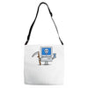 blue screen of death Adjustable Strap Totes