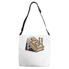 rest in peace Adjustable Strap Totes