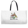 baseball game on short Weekender Totes
