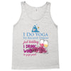 yoga and wine Tank Top