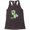 alien believe space sci fi ufo nerd Racerback Tank