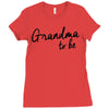 grandma to be Ladies Fitted T-Shirt