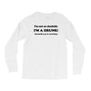 im not an alcoholic im a drunk t shirt x large funny beer pong keg par Long Sleeve Shirts