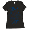peanut butter and jelly bff Ladies Fitted T-Shirt