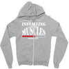 men's funny Zipper Hoodie