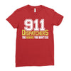 911 dispatcher heroes Ladies Fitted T-Shirt