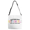 Greeting From Astroworld Wish You Were Here Adjustable Strap Totes
