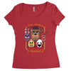five nights at freddy's Women's Triblend Scoop T-shirt