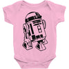 r2 d2 retro star wars sci fi lucas Baby Onesie