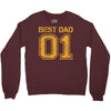 1 best dad Crewneck Sweatshirt