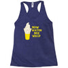 now watch me whip Racerback Tank