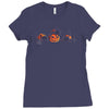 spooky kitties Ladies Fitted T-Shirt