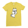 dog or fox Ladies Fitted T-Shirt