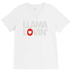 llama lovin' lover V-Neck Tee