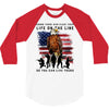 Honor Those Who Place Their Life On The Line 3/4 Sleeve Shirt