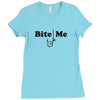 bite me Ladies Fitted T-Shirt