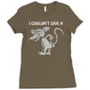 i don't i couldn't give a rats Ladies Fitted T-Shirt