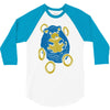 sad hedgehog 3/4 Sleeve Shirt