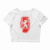 lion crest Crop Top
