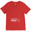 baby now loading funny ladies V-Neck Tee