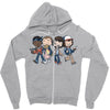 strange bffs Zipper Hoodie
