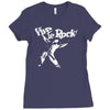 vive le rock! little richard black Ladies Fitted T-Shirt