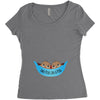 Two Peas In a Pod Twin Chocolate Baby Boys Women's Triblend Scoop T-shirt