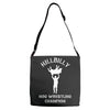 hog wrestling Adjustable Strap Totes