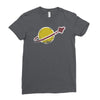 vintage space Ladies Fitted T-Shirt