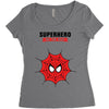 Superhero On The Way Women's Triblend Scoop T-shirt