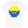 bearded smiley face T-Shirt