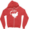 chiken butt Zipper Hoodie