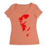 hellboy comic superhero cool Women's Triblend Scoop T-shirt