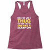 knew she was a thug Racerback Tank