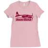 reno air racer decal air racing unlimited Ladies Fitted T-Shirt