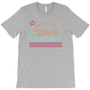 neon sign california republic flag bear T-Shirt