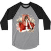 red 3/4 Sleeve Shirt