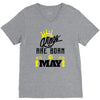 Kings Are Born In May V-Neck Tee