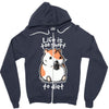 fat life Zipper Hoodie