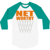 net worthy basketball 3/4 Sleeve Shirt