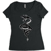 snake Women's Triblend Scoop T-shirt