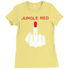 jungle red Ladies Fitted T-Shirt