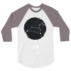 Leo Zodiac Sign Minimal Design 3/4 Sleeve Shirt